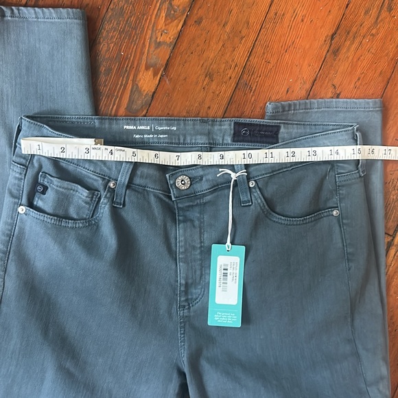 AG Adriano Goldschmied Prima Ankle Cigarette Women's Blue Skinny Jeans - Picture 11 of 14